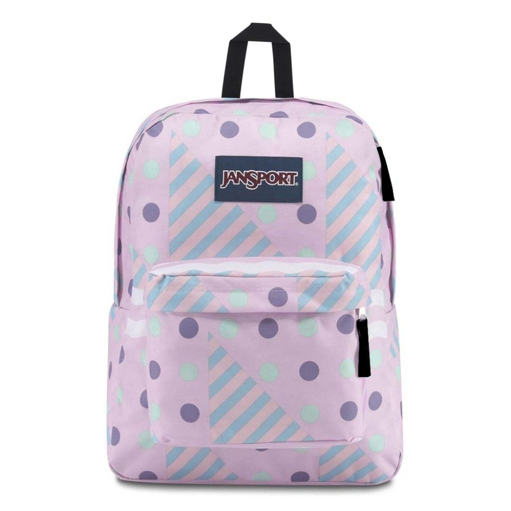 JanSport SuperBreak ONE Backpack - Ice Cream Geo Design - Perfect School Bag!
